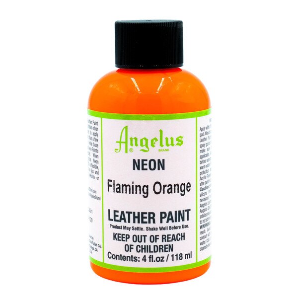 ANAP.Flaming Orange.4oz.01.jpg Angelus Neon Acrylic Paints Image